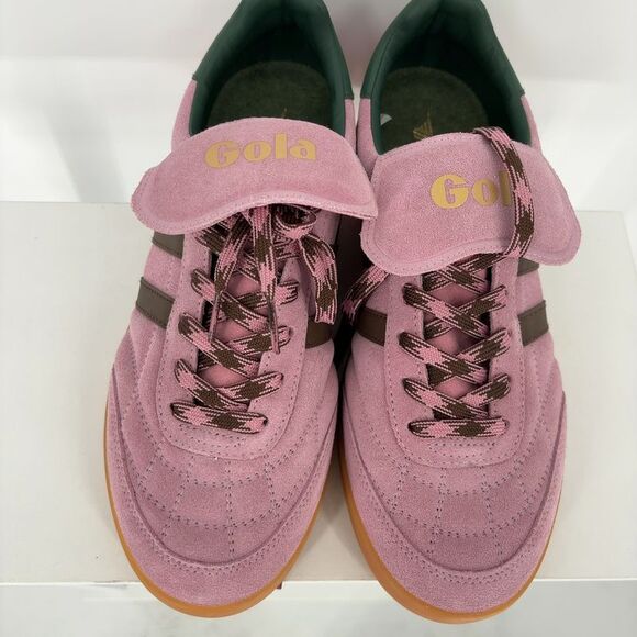 Gola Shoes - Gola Pink & Brown Sneakers with Gum Sole